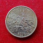 United States 1/4 Dollar "Washington Quarter" Mississippi 2002 Coin (P - Mint of Philadelphia)