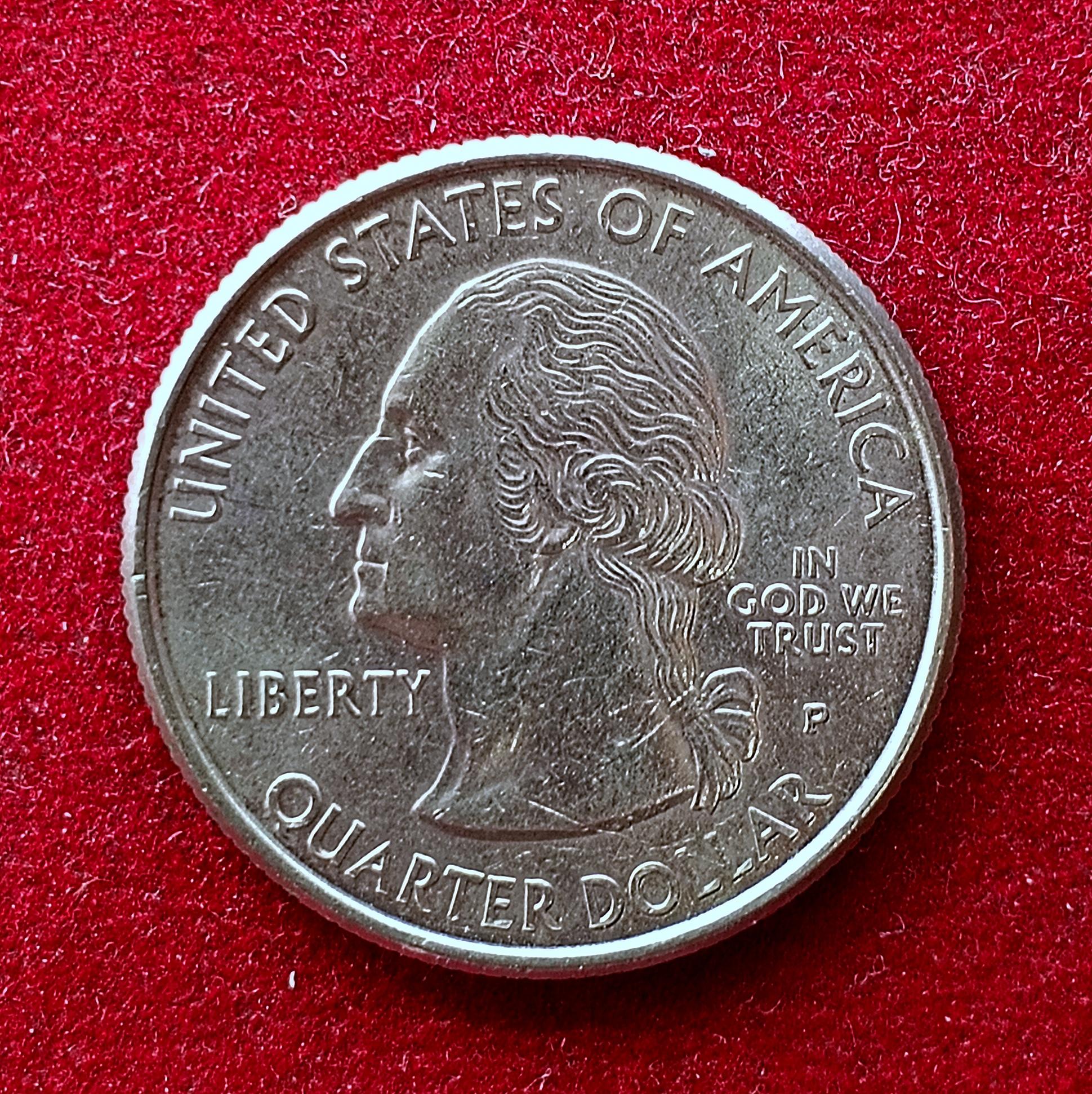 United States 1/4 Dollar "Washington Quarter"  Pennsylvania Commemorative Coin (P - Mint of Philadelphia)