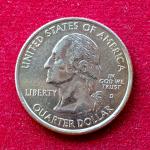 United States 1/4 Dollar "Washington Quarter" Wyoming 2007 Coin