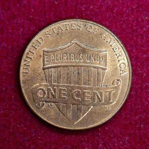 United States (USA) 1 Cent Lincoln Cent Shield Reverse 2011 Coin