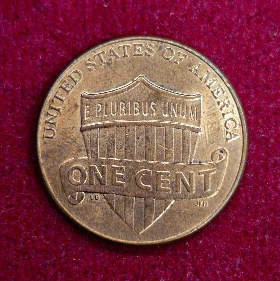 United States (USA) 1 Cent Lincoln Cent Shield Reverse 2011 Coin