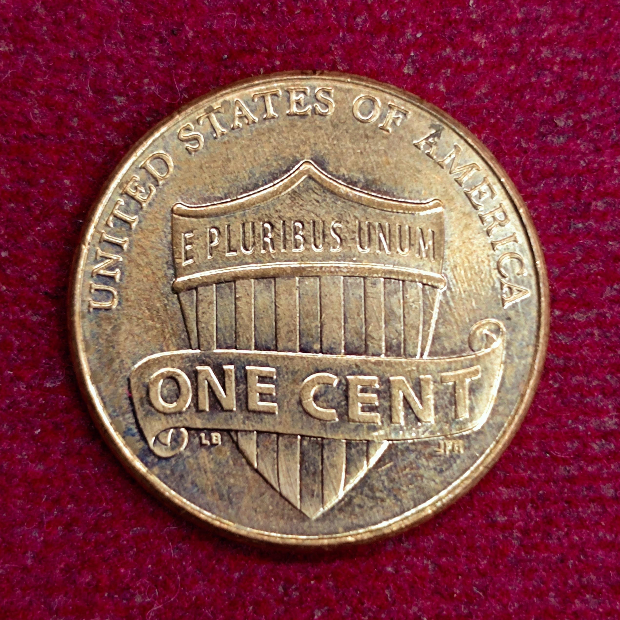 United States (USA) 1 Cent Lincoln Cent Shield Reverse 2013 Coin