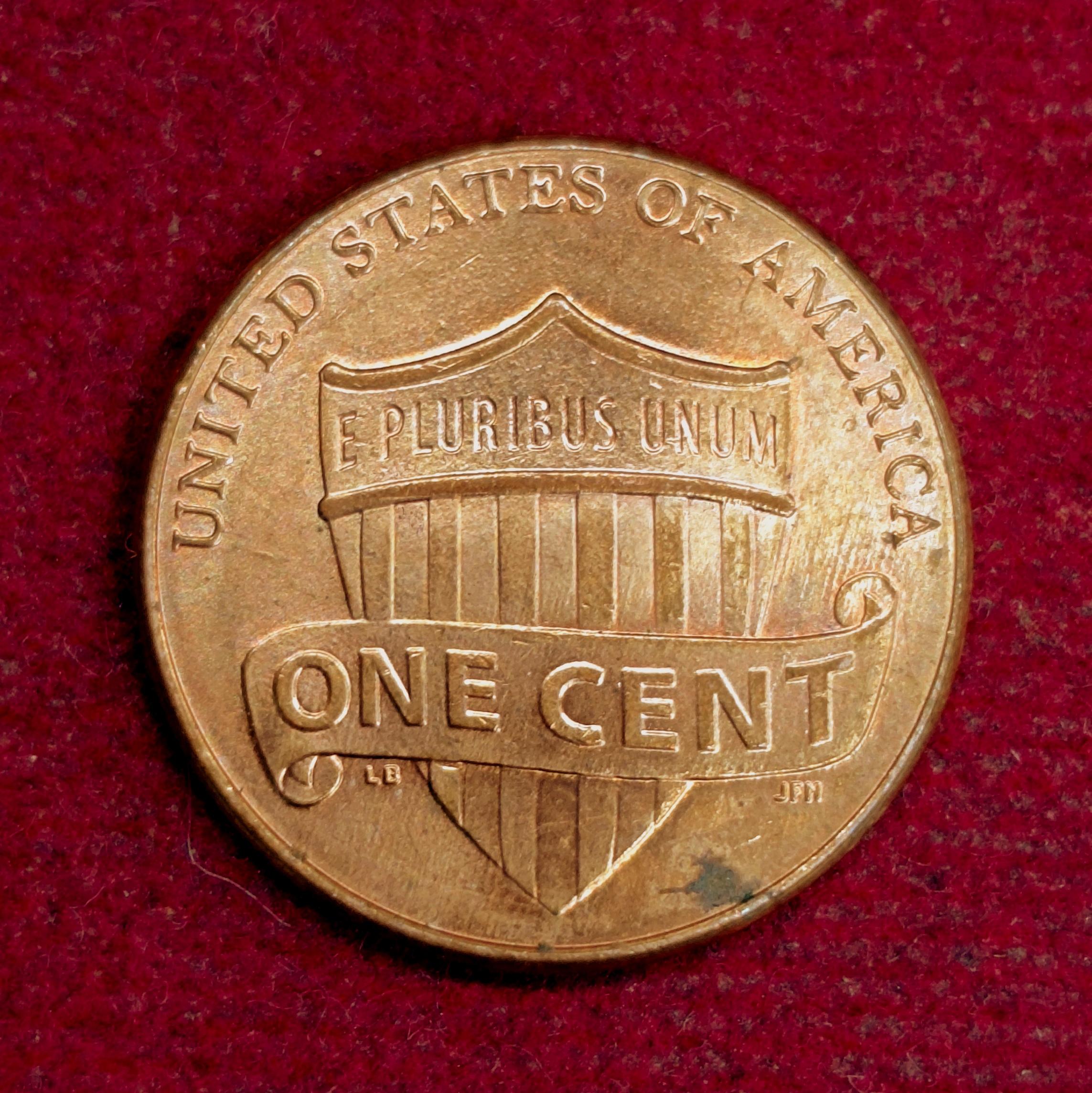 United States (USA) 1 Cent Lincoln Cent Shield Reverse 2014 Coin