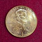 United States (USA) 1 Cent Lincoln Cent Shield Reverse 2015 Coin