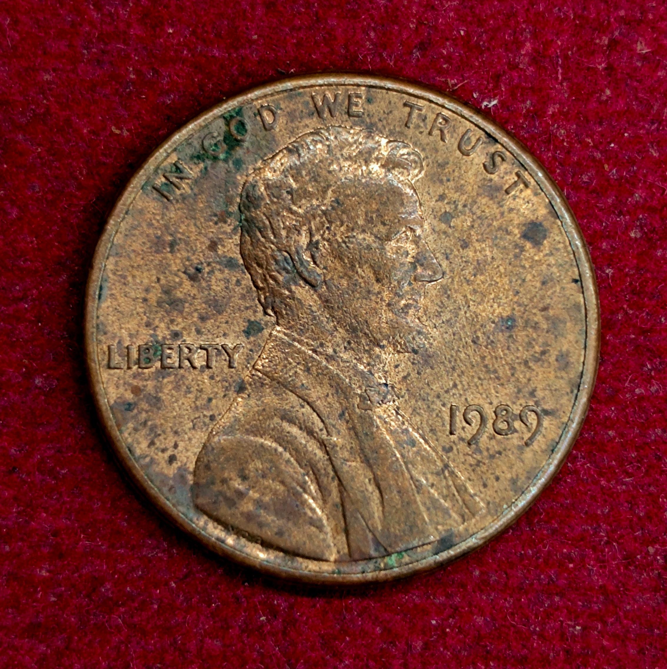 United States (USA) 1 Cent “Lincoln Memorial Cent” 1989 Coin