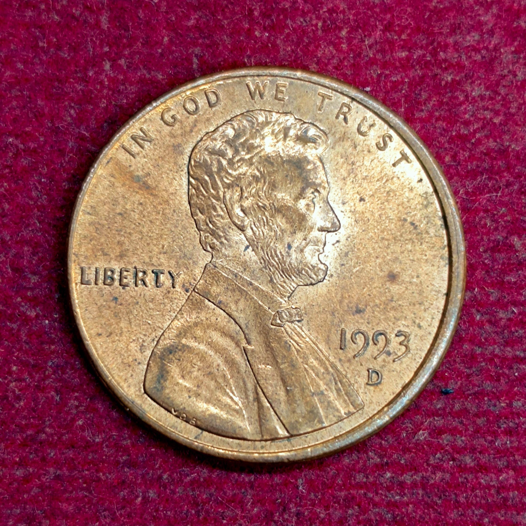United States (USA) 1 Cent “Lincoln Memorial Cent” 1993 Coin (D -  Mint Of Denver)