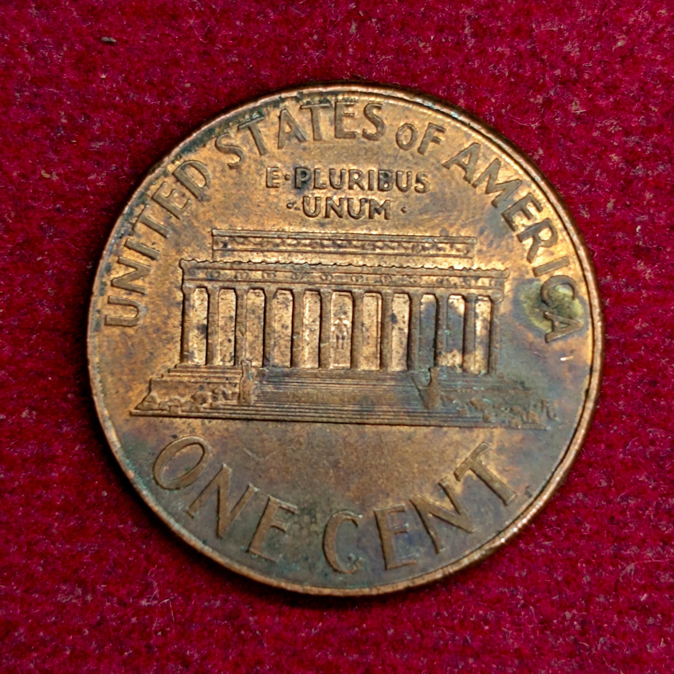 United States (USA) 1 Cent “Lincoln Memorial Cent” 2000 Coin (D - Mint Of Denver)