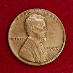 United States (USA) 1 Cent Lincoln Wheat Ears Reverse 1944 Coin