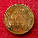 United States (USA) 1 Cent Lincoln Wheat Ears Reverse 1944 Coin (S - San Francisco Mint)