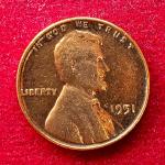 United States (USA) 1 Cent Lincoln Wheat Ears Reverse 1951 Coin