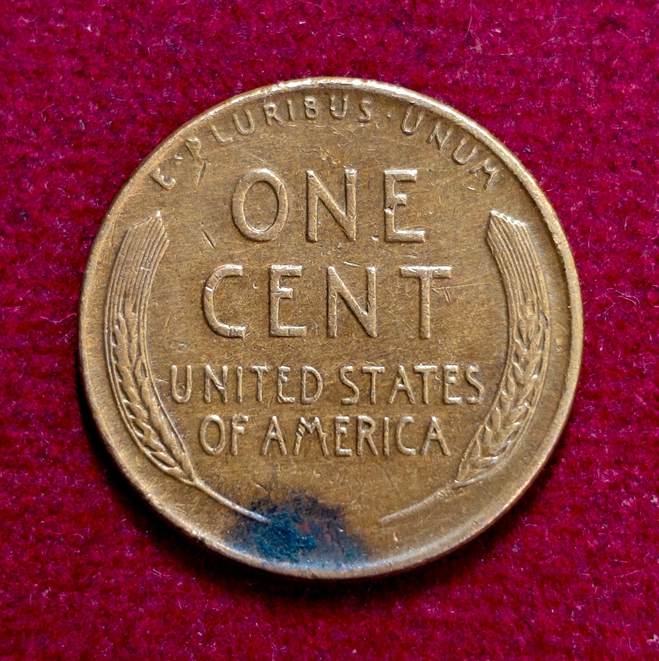United States (USA) 1 Cent Lincoln Wheat Ears Reverse 1952 Coin
