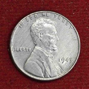 United States (USA) 1 Cent “Steel Cent” 1943 Coin