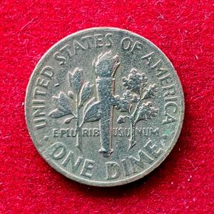 United States (USA) 1 Dime Roosevelt Dime 1967 Coin
