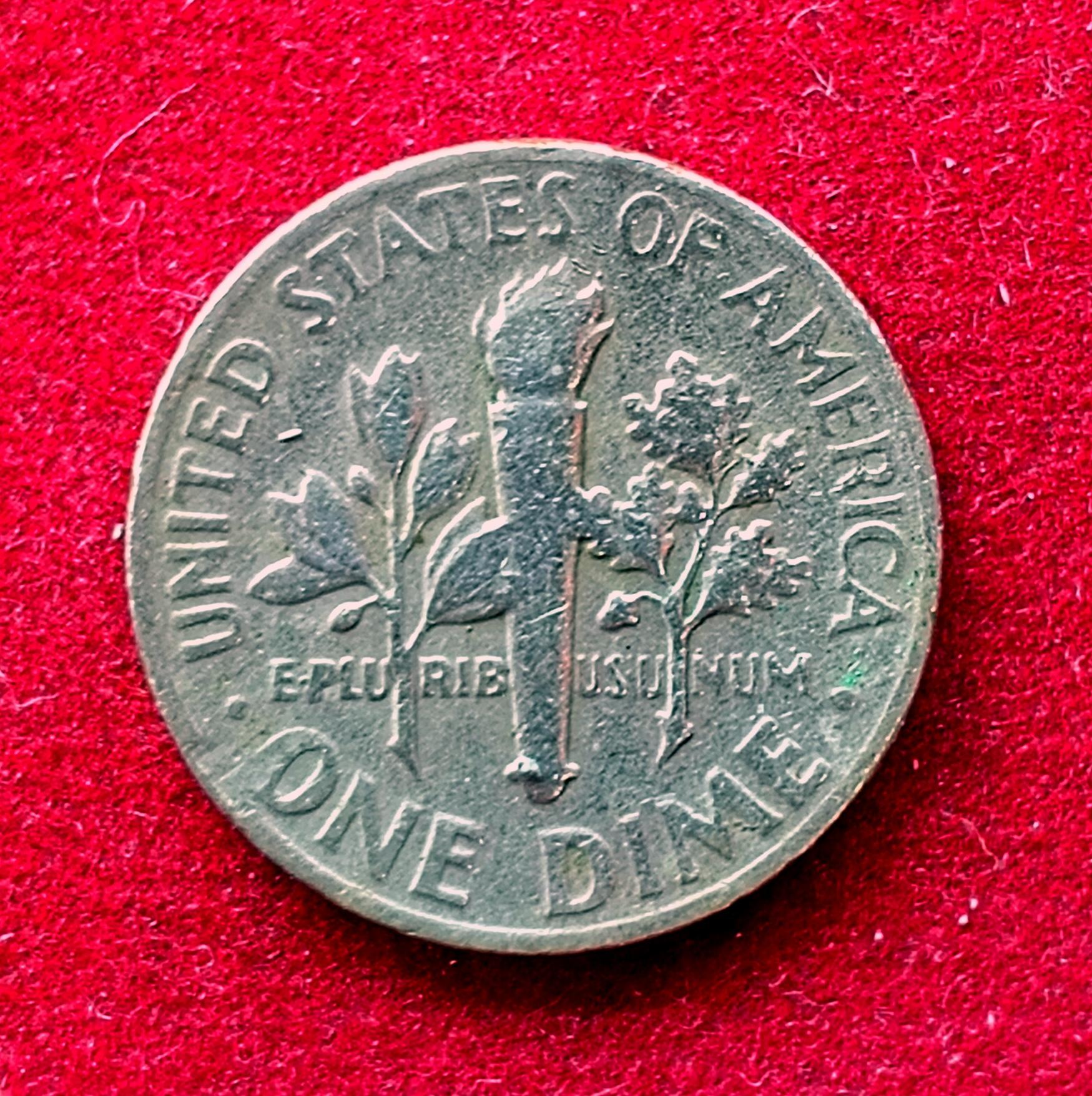 United States (USA) 1 Dime Roosevelt Dime 1967 Coin