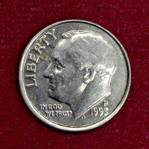 United States (USA) 1 Dime Roosevelt Dime 1993 Coin (P - Mint Of Philadelphia)