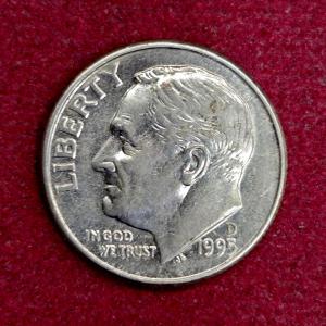 United States (USA) 1 Dime Roosevelt Dime 1995 Coin (D - Mint Of Denver)