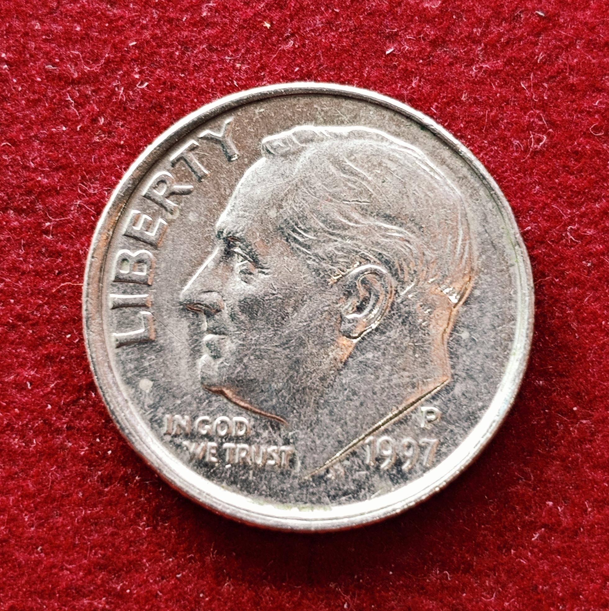 United States (USA) 1 Dime Roosevelt Dime 1997 Coin