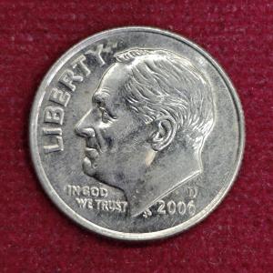 United States (USA) 1 Dime Roosevelt Dime 2006 Coin (P - Mint Of Philadelphia)