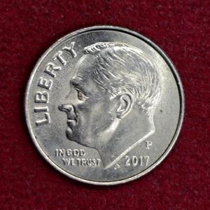United States (USA) 1 Dime Roosevelt Dime 2017 Coin (P - Mint Of Philadelphia)