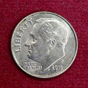 United States (USA) 1 Dime Roosevelt Dime 2018 Coin (P - Mint Of Philadelphia)
