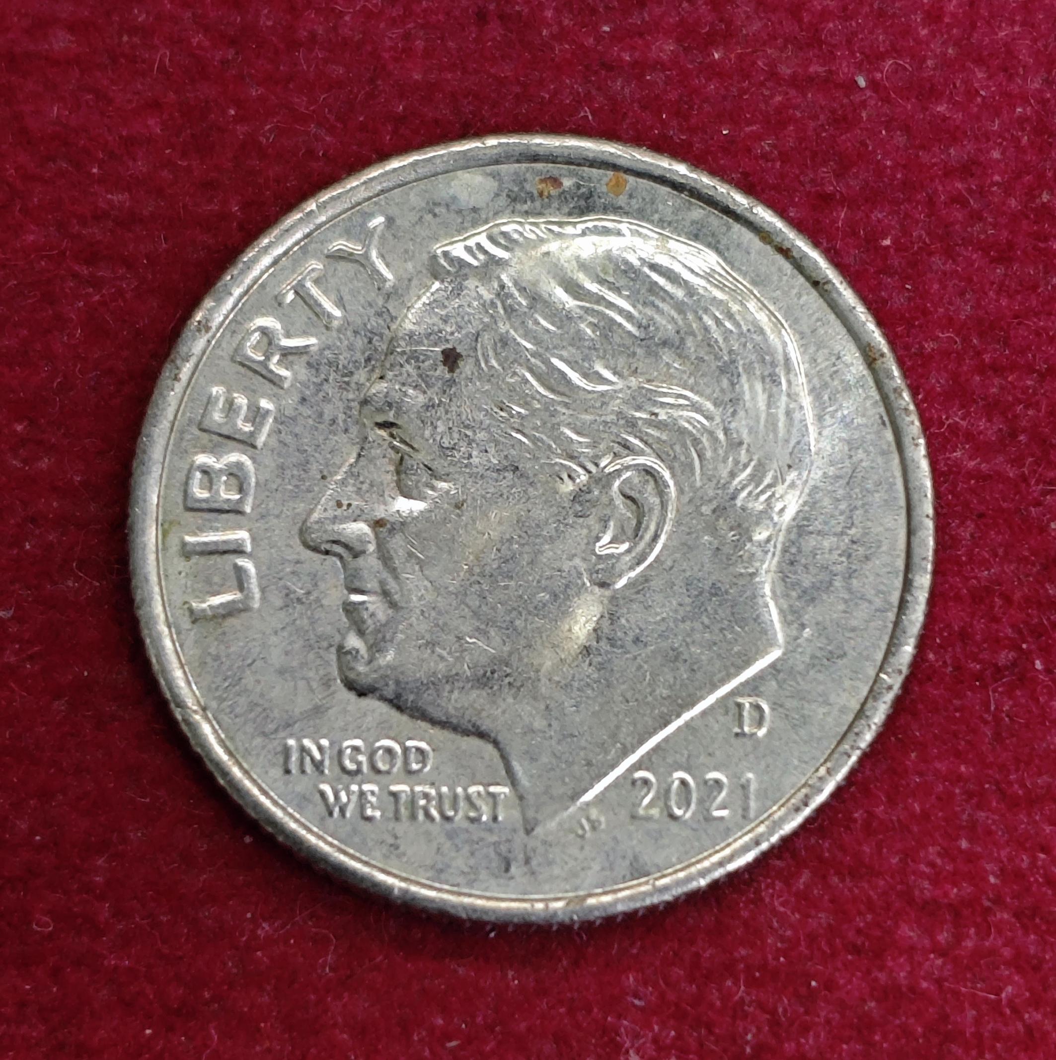 United States (USA) 1 Dime Roosevelt Dime 2021 Coin