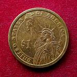 United States (USA) 1 Dollar James Buchanan 2010 Denver Mint Commemorative Coin