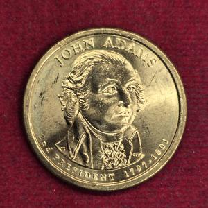 United States (USA) 1 Dollar John Adams 2007 Commemorative Coin