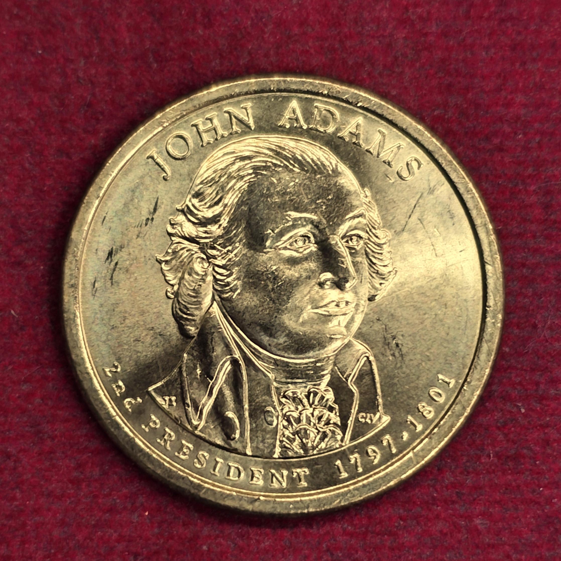 United States (USA) 1 Dollar John Adams 2007 Commemorative Coin