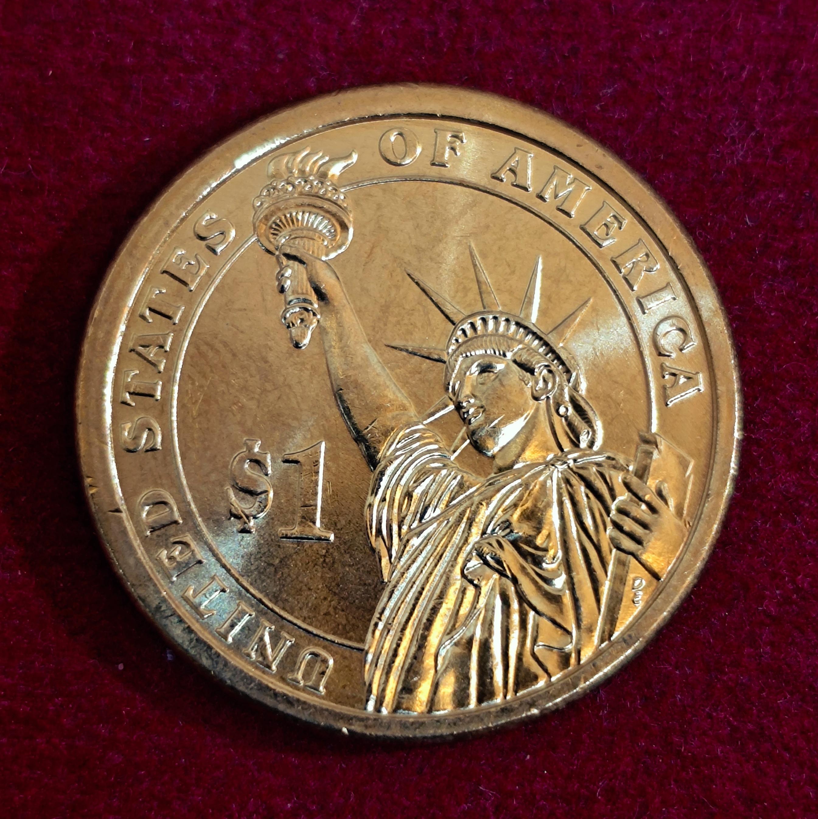 United States (USA) 1 Dollar John Adams 2007 Commemorative Coin