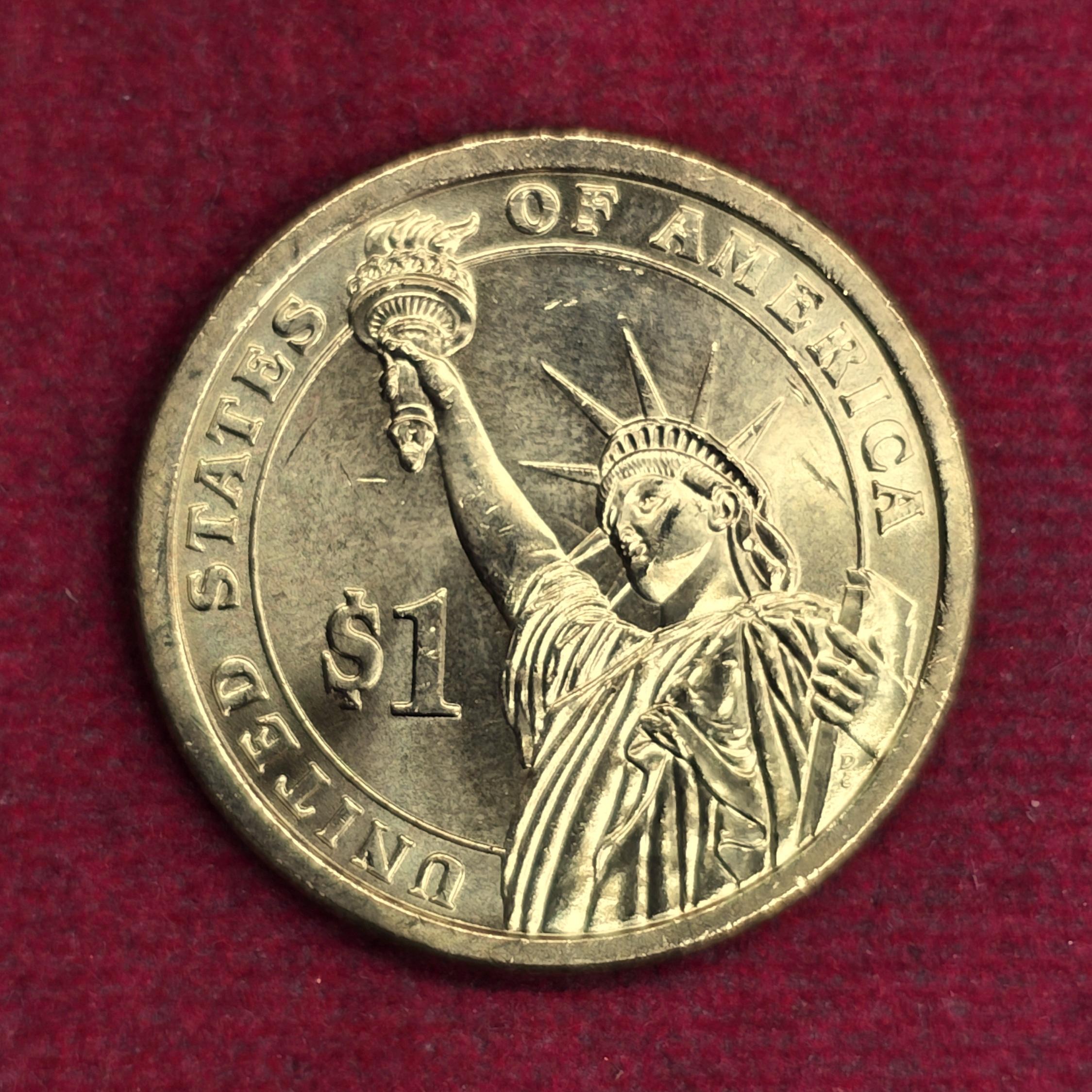 United States (USA) 1 Dollar John Adams 2007 Commemorative Coin