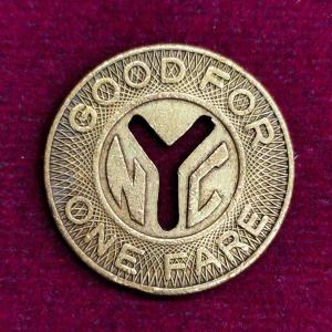 United States (USA) 1 Fare New York City Transit Authority Token