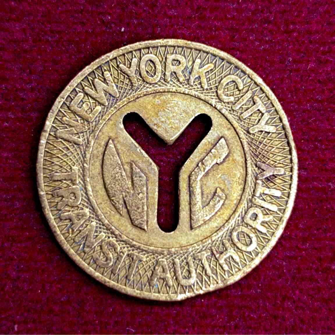 United States (USA) 1 Fare New York City Transit Authority Token