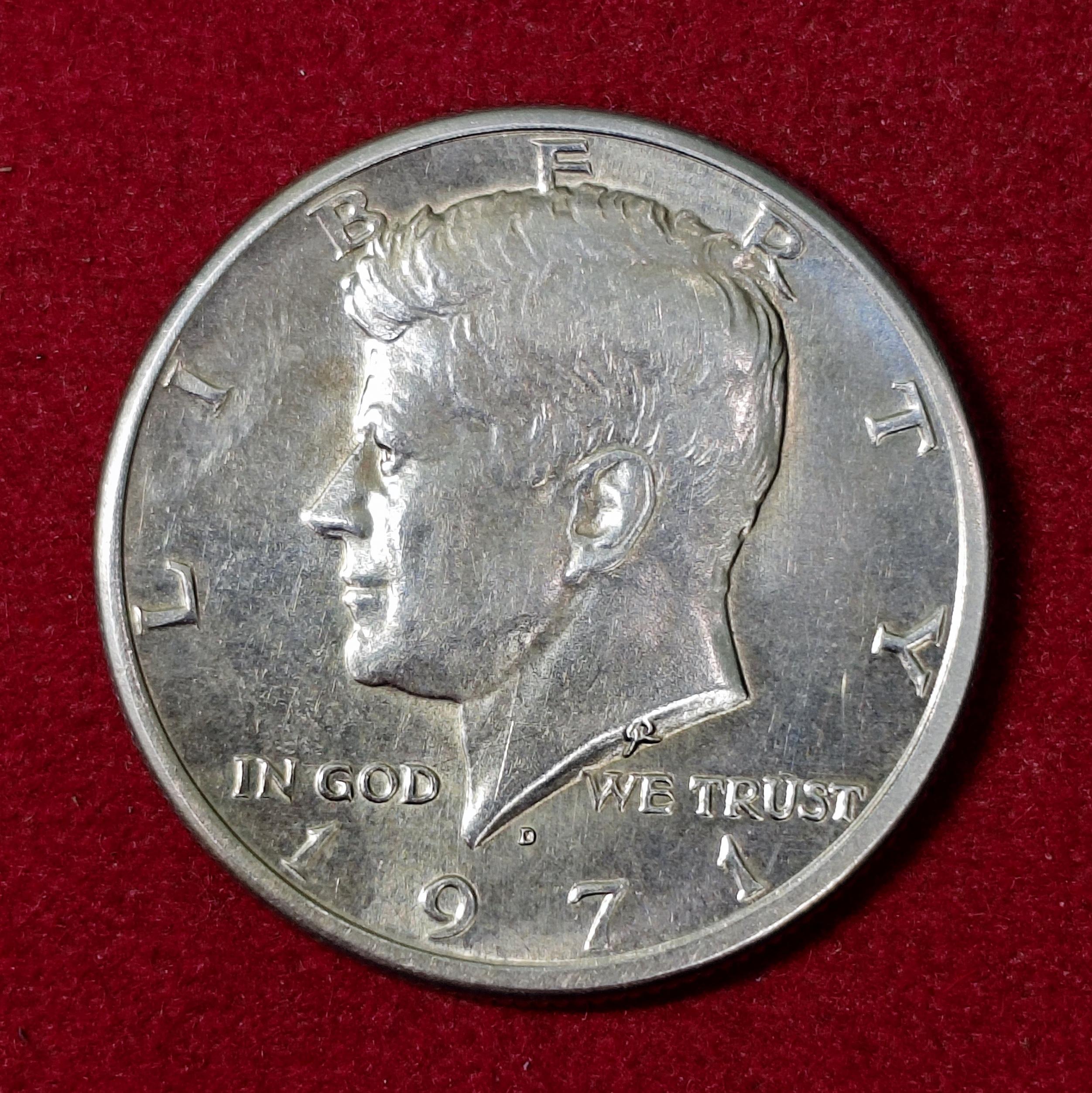 United States (USA) 1/2 Dollar “Kennedy Half Dollar” 1971 Coin