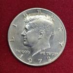 United States (USA) 1/2 Dollar “Kennedy Half Dollar” 1972 Coin