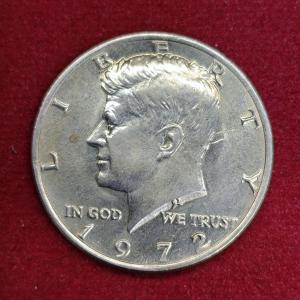 United States (USA) 1/2 Dollar “Kennedy Half Dollar” 1972 Coin