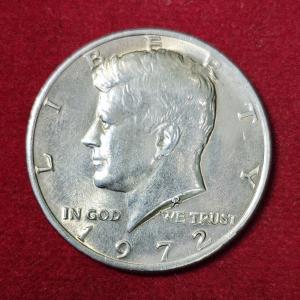 United States (USA) 1/2 Dollar “Kennedy Half Dollar” 1972 Coin