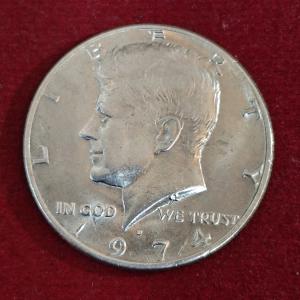 United States (USA) 1/2 Dollar “Kennedy Half Dollar” 1974 Coin