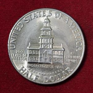 United States (USA) 1/2 Dollar Kennedy Half Dollar Bicentennial 1976 Coin