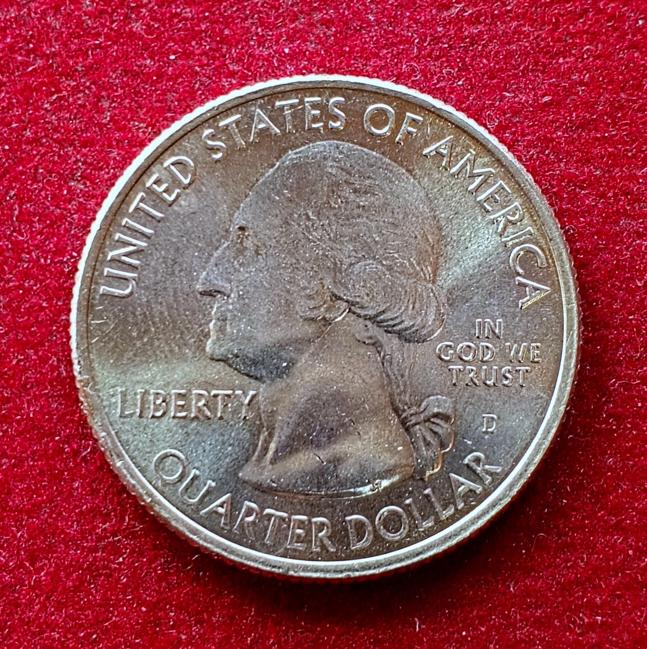 United States (USA) 1/4 Dollar Washington Quarter River of No Return Wilderness 2019 Coin  (D - Mint of Denver)