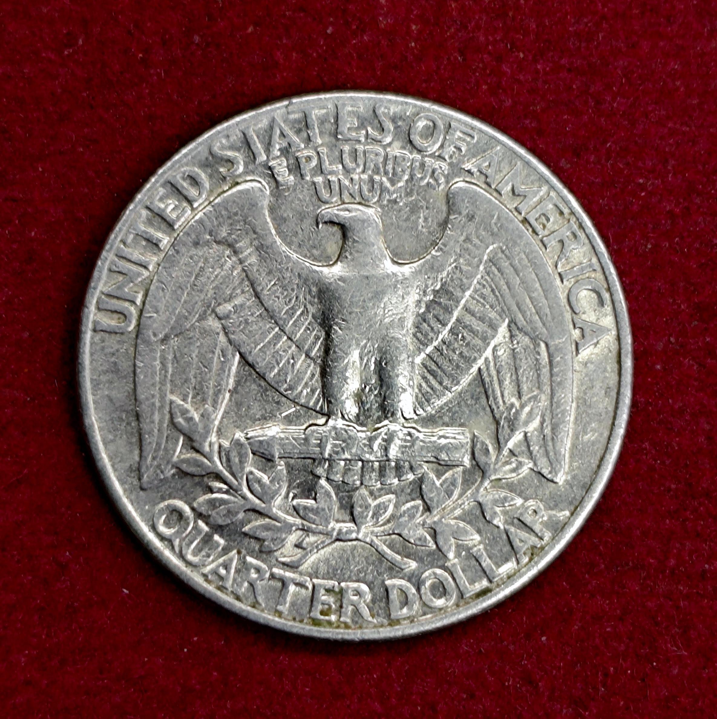 United States (USA) 1/4 Dollar Washington Quarter 1990 Coin