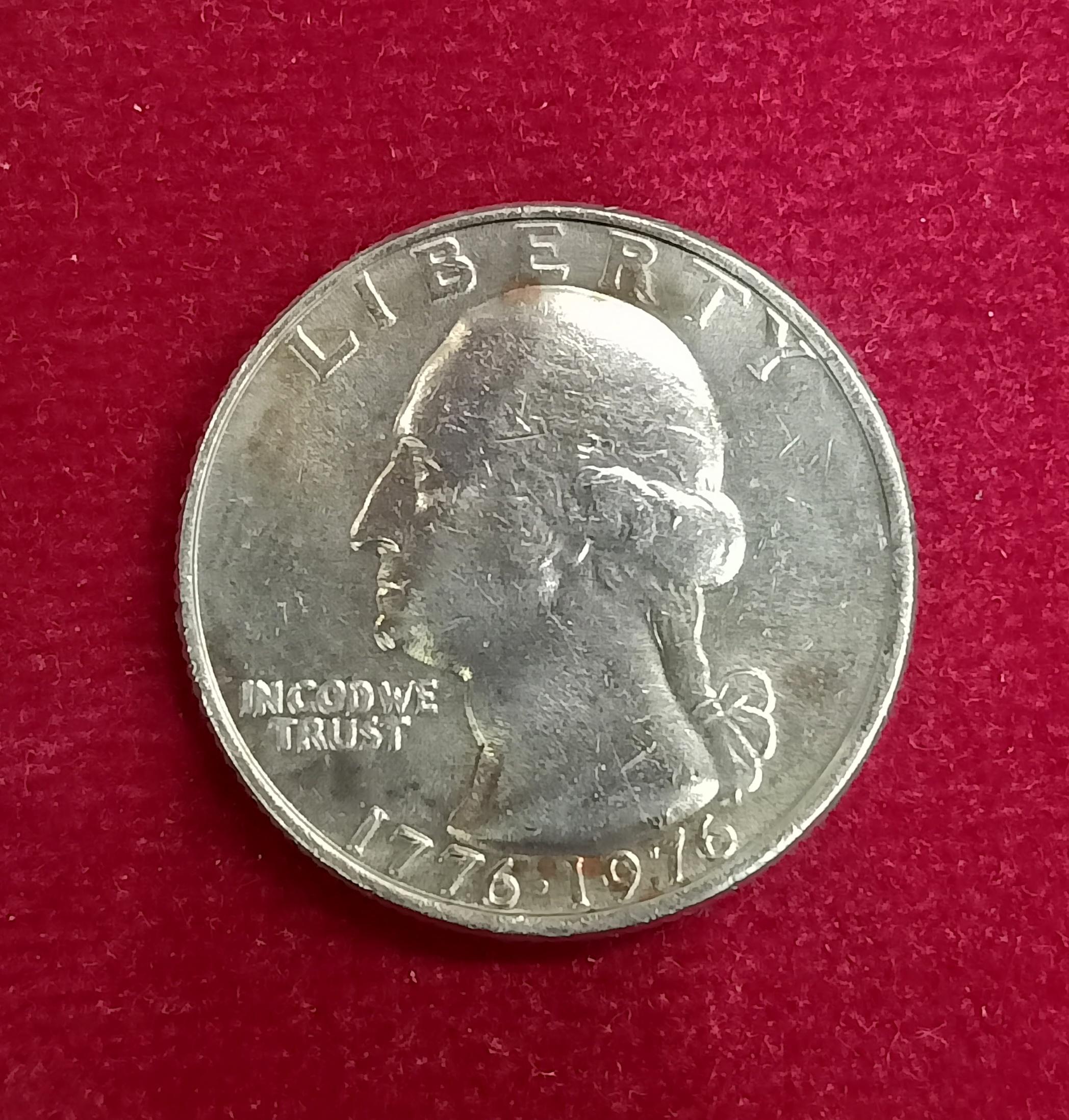 United States (USA) 1/4 Dollar Washington Quarter Bicentennial 1976 Commemorative Coin