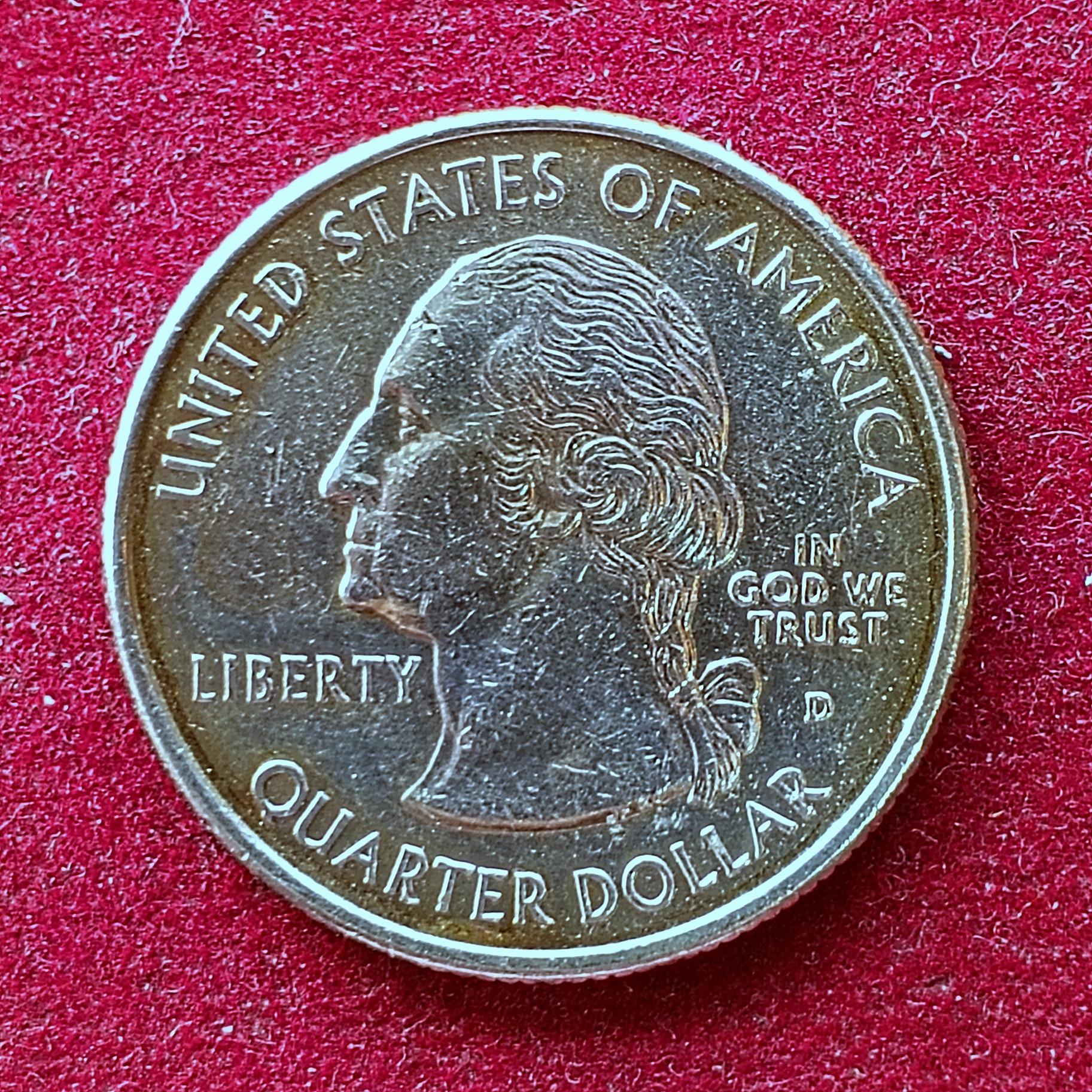 United States (USA) 1/4 Dollar Washington Quarter Connecticut 1999 Coin