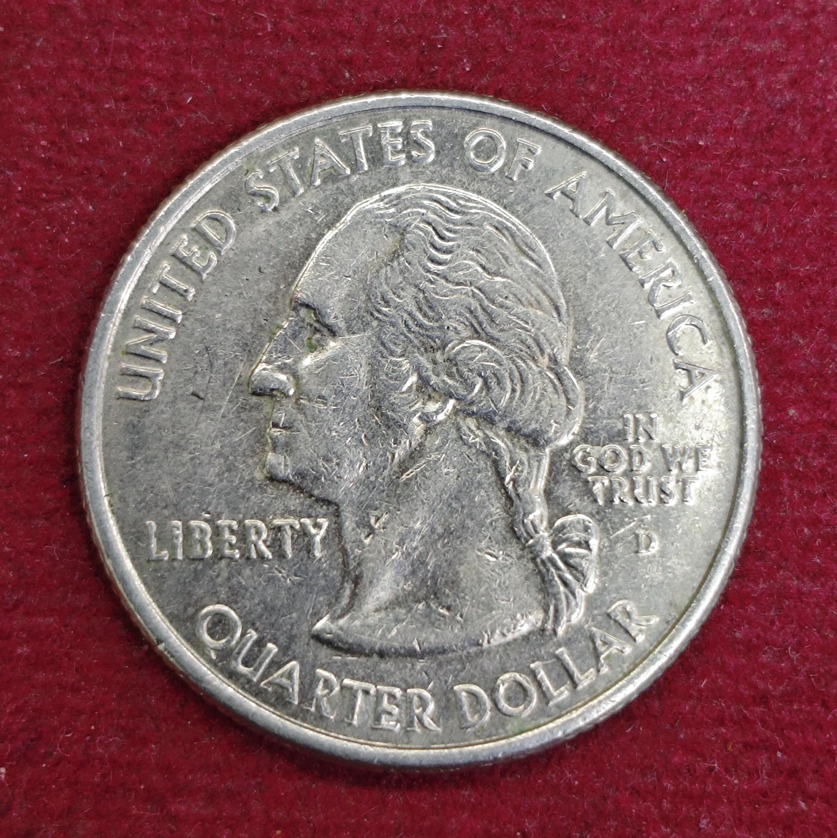 United States (USA) 1/4 Dollar Washington Quarter Kansas 2005 Coin