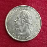 United States (USA) 1/4 Dollar Washington Quarter New Hampshire 2000 Coin