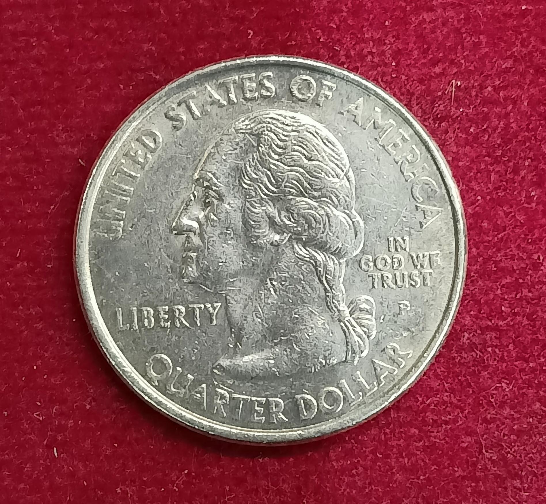 United States (USA) 1/4 Dollar Washington Quarter New Hampshire 2000 Coin