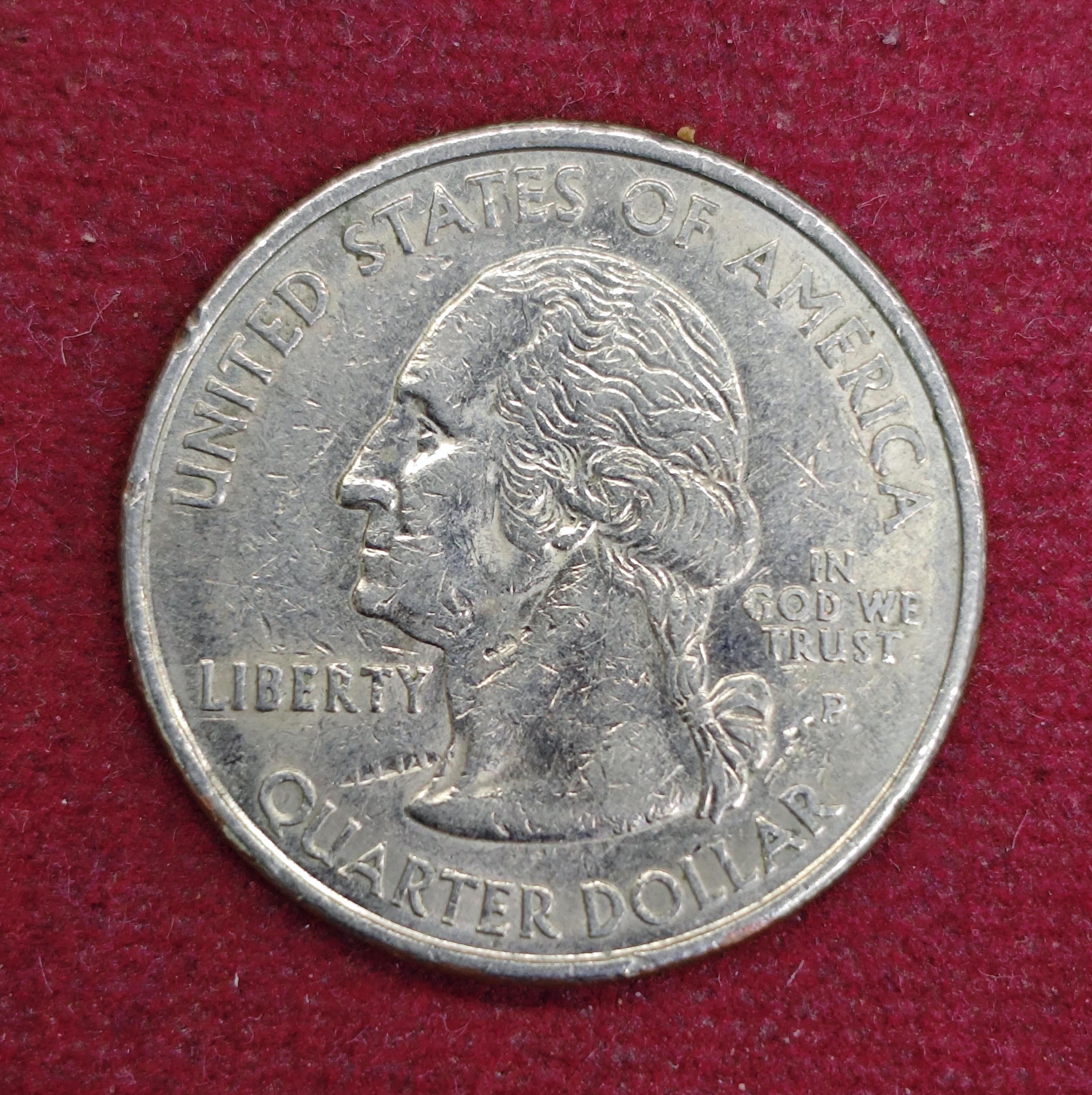 United States (USA) 1/4 Dollar Washington Quarter New Hampshire 2000 Coin