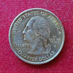 United States (USA) 1/4 Dollar Washington Quarter New Hampshire 2000 Coin  (D - Mint of Denver)