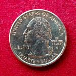 United States (USA) 1/4 Dollar "Washington Quarter" North Dakota 2006 Coin (D - Mint Of Denver)