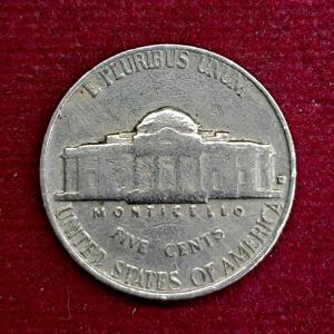 United States (USA) 5 Cents Jefferson Nickel 1961 Coin