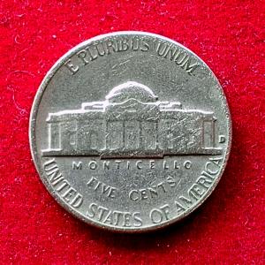 United States (USA) 5 Cents Jefferson Nickel 1964 Coin